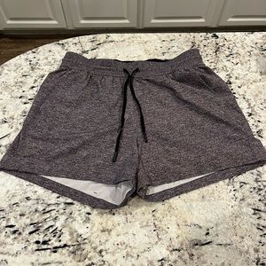 lululemon spring break away shorts dark gray size 6